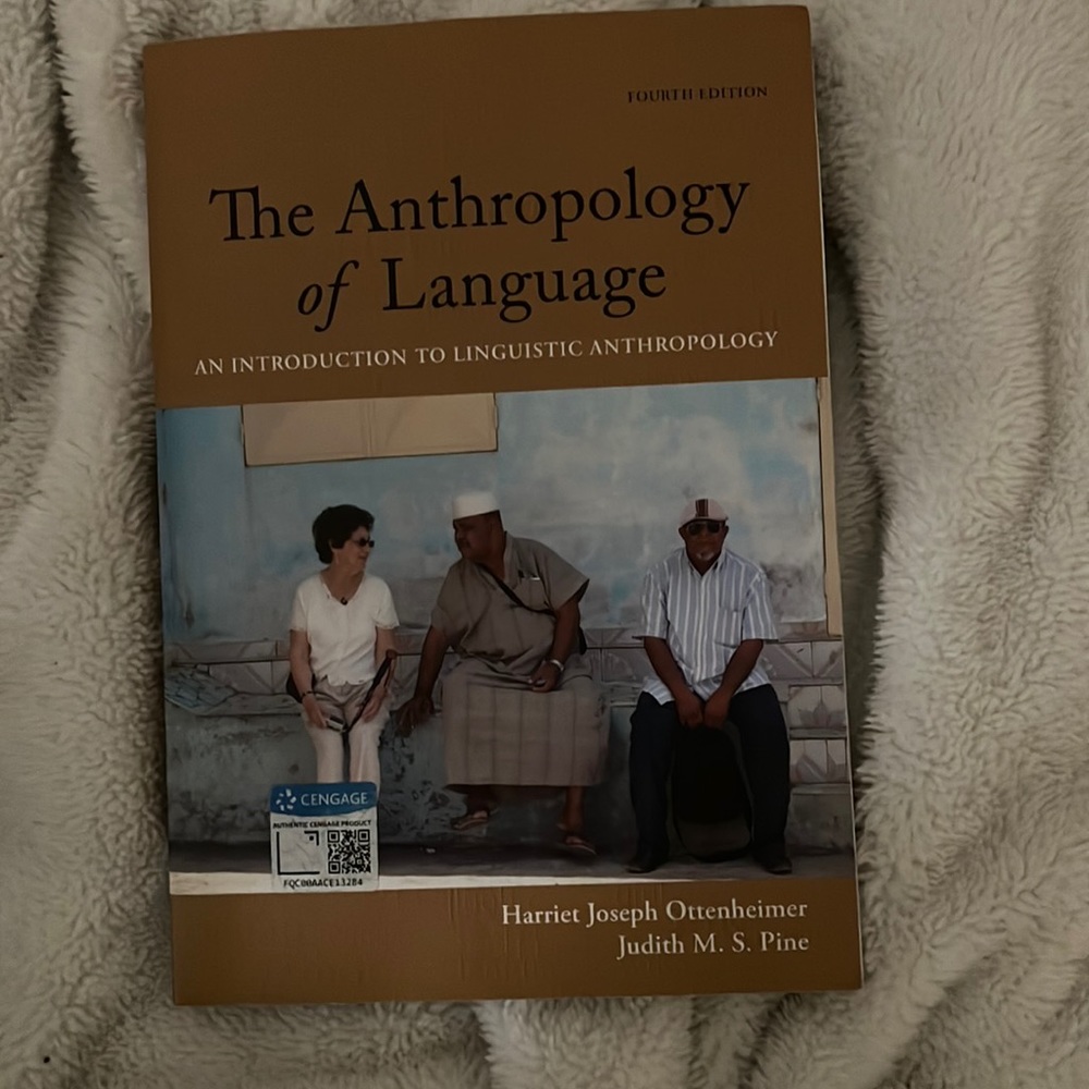 The Anthropologie of Language